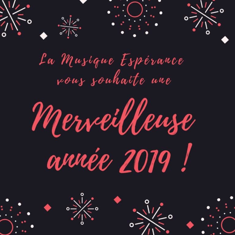 Bonne Année 2019