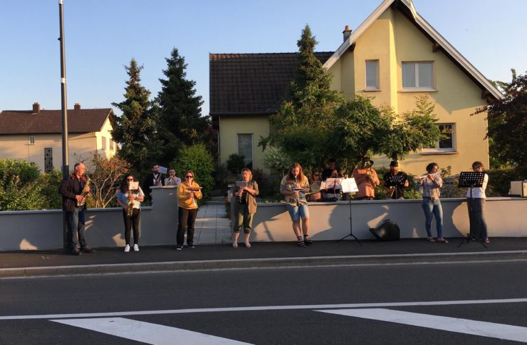 Musiciens dans la rue Bantzenheim