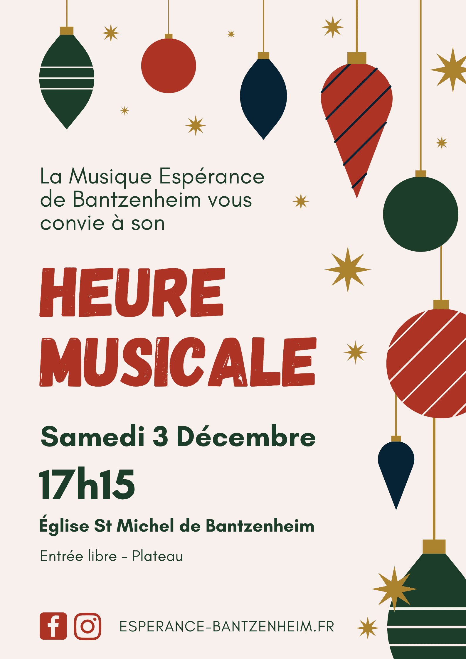 Heure Musicale Musique Espérance Bantzenheim